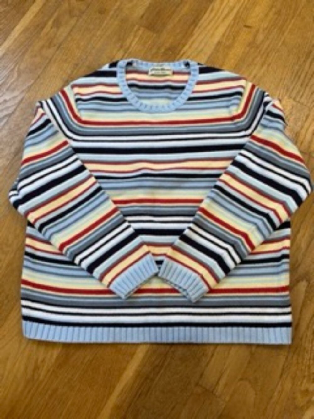 Eddie Bauer Striped Cotton Sweater